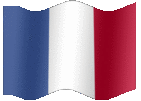 Large animated flag of France