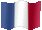 Small animated flag of France