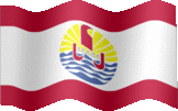 Large still flag of French Polynesia