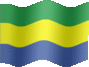 Animated Gabon flags