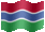 Small animated flag of Gambia, The