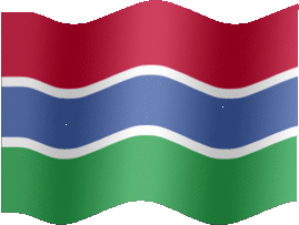 Extra Large still flag of Gambia, The