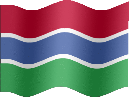 Very Big still flag of Gambia, The