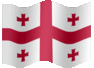 Medium animated flag of Georgia