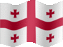 Medium still flag of Georgia