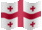 Small animated flag of Georgia