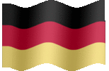 Large animated flag of Germany