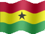 Medium still flag of Ghana