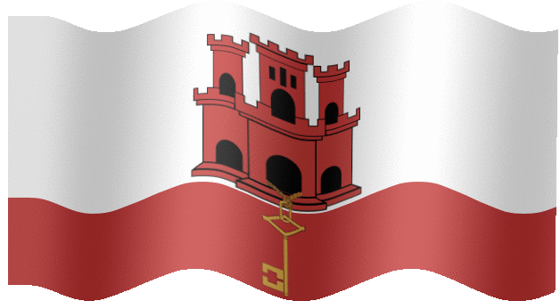 Very Big animated flag of Gibraltar