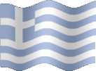 Large still flag of Greece