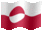 Small animated flag of Greenland