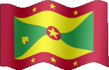 Large still flag of Grenada