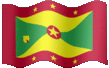 Medium animated flag of Grenada