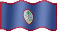 Large still flag of Guam