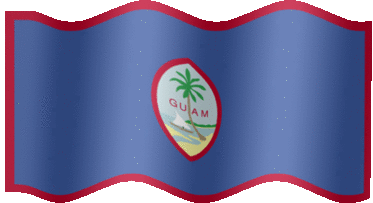 Extra Large animated flag of Guam