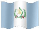 Large animated flag of Guatemala