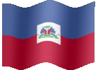 Large animated flag of Haiti