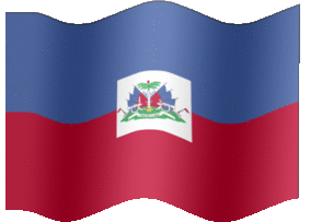 Extra Large animated flag of Haiti