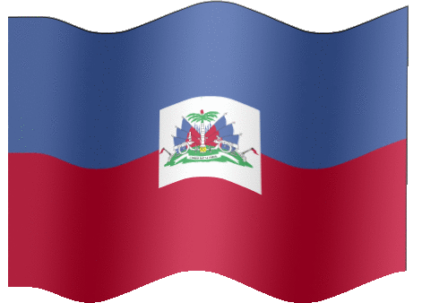 Very Big animated flag of Haiti