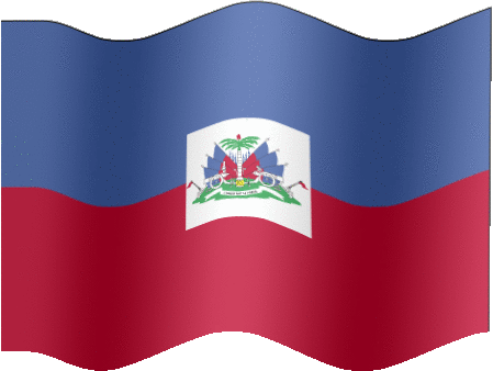 Very Big still flag of Haiti