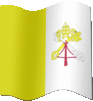 Large still flag of Holy See (Vatican City)