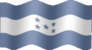 Large still flag of Honduras