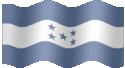 Medium animated flag of Honduras