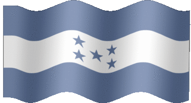 Extra Large animated flag of Honduras