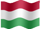 Large animated flag of Hungary
