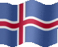 Medium still flag of Iceland