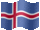 Small animated flag of Iceland
