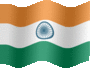 Animated India flags