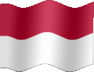 Large still flag of Indonesia