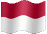 Medium animated flag of Indonesia