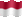 Extra Small animated flag of Indonesia