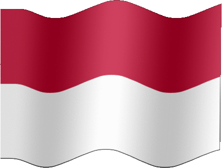 Very Big still flag of Indonesia