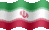 Small still flag of Iran