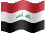 Medium animated flag of Iraq