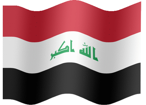 Very Big animated flag of Iraq