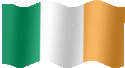 Medium animated flag of Ireland