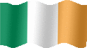 Animated Ireland flags