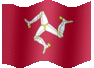 Medium animated flag of Isle of Man
