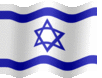Medium animated flag of Israel