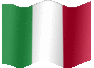 Medium animated flag of Italy