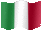 Small animated flag of Italy