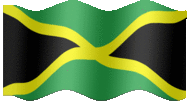 Large animated flag of Jamaica