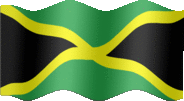 Large still flag of Jamaica