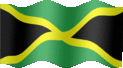 Animated Jamaica flags