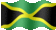 Small animated flag of Jamaica
