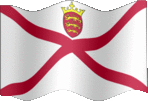 Large still flag of Jersey